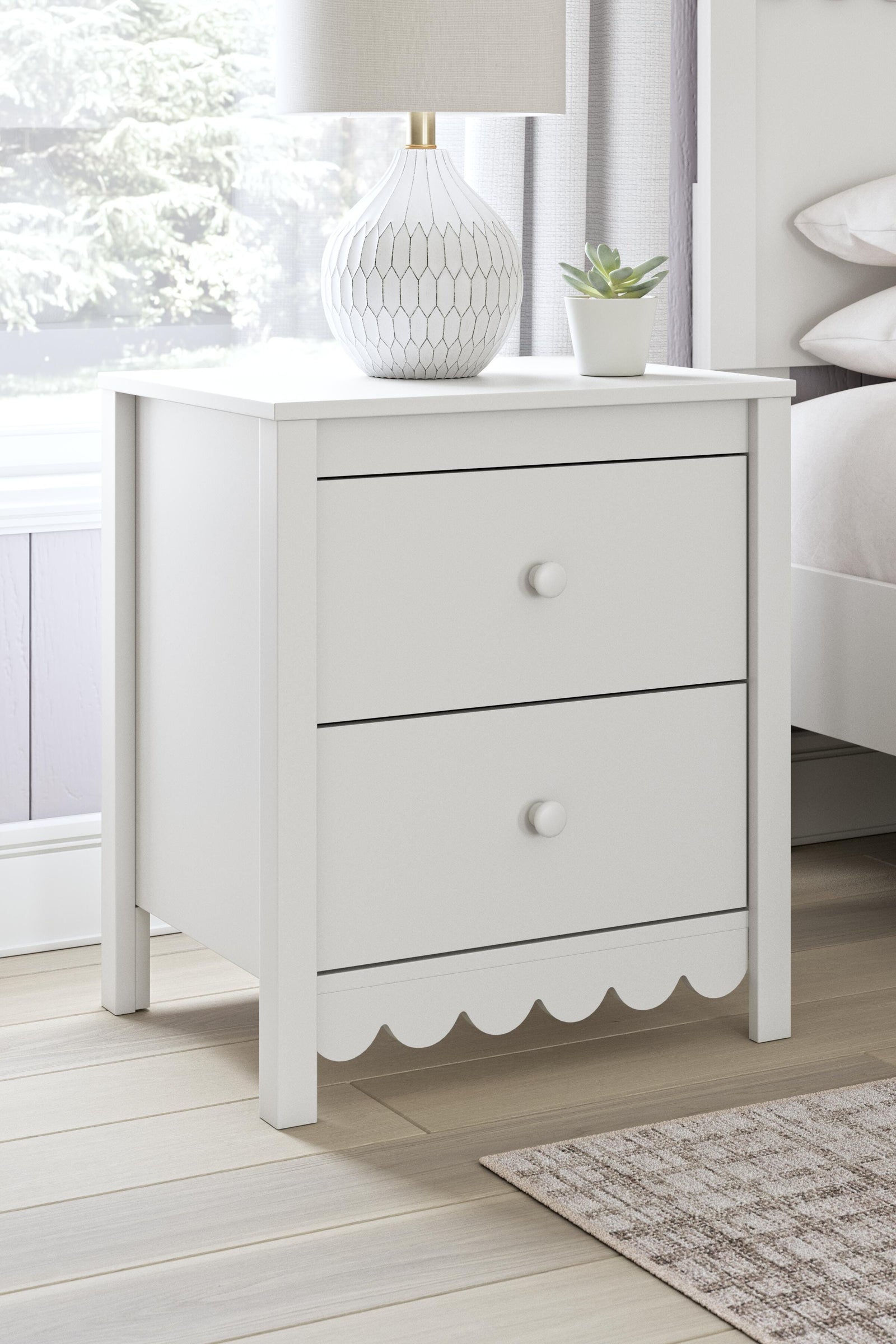 Hallityn Nightstand (Youth) - White (EB1810-SI) - Image 9