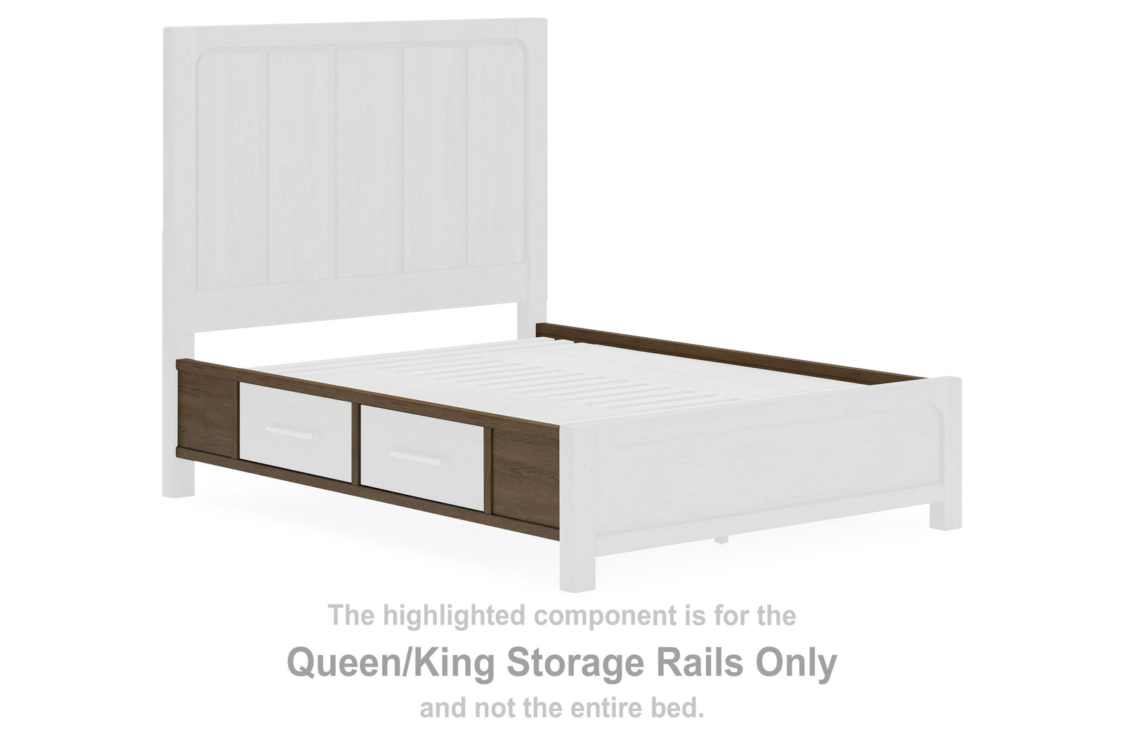 Cabalynn Storage Rails - Light Brown (B974-SI) - Image 2