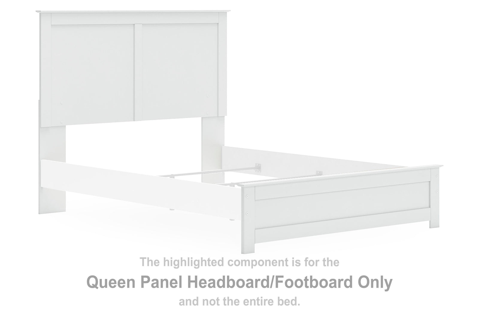 Bostwick Shoals Panel Headboard/Footboard - White (B139-SI) - Image 3