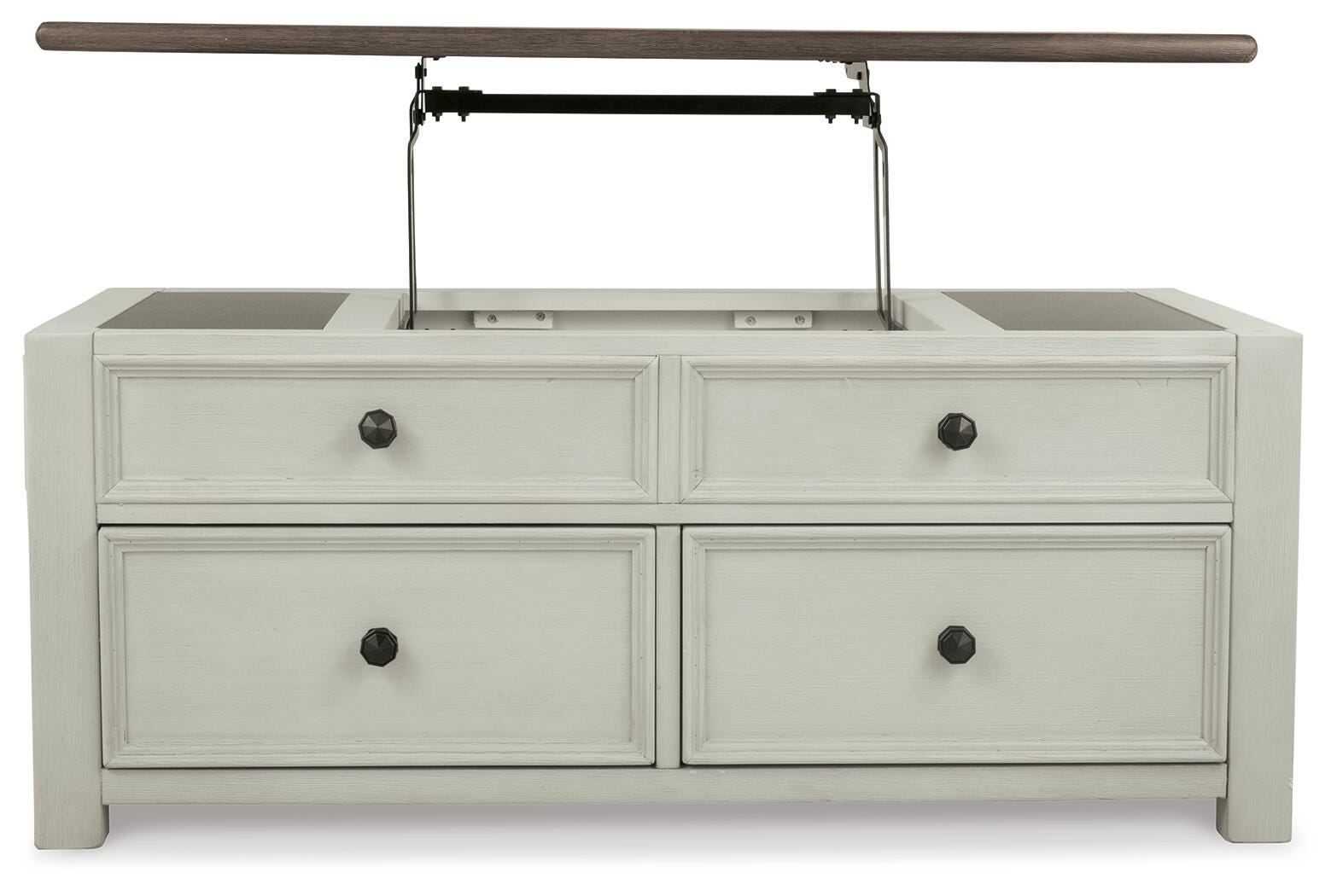 Bolanburg Coffee Table and 2 Chairside End Tables with Console - Two-tone (T637-SI) - Image 10