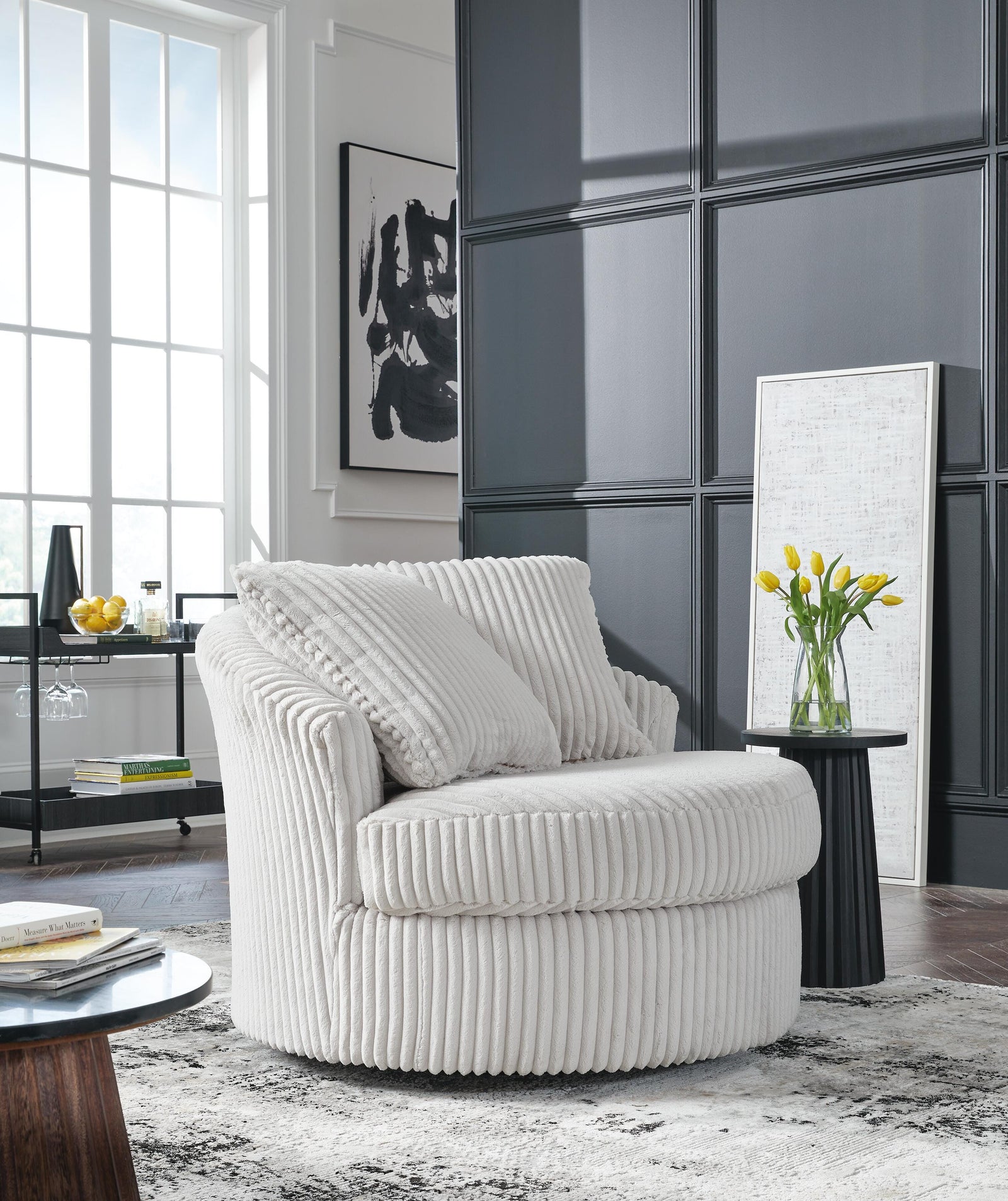 Gramwell Swivel Accent Chair (A3000724-SI) - Image 5