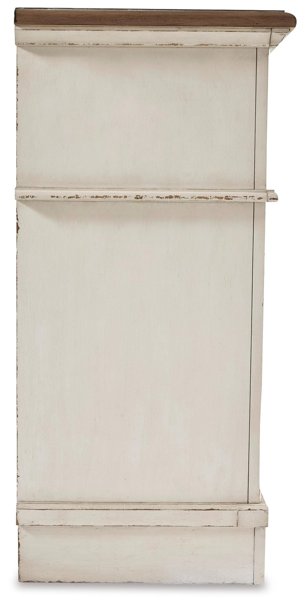 Realyn Dresser and Mirror (Youth) - Chipped White (B743-SI) - Image 4