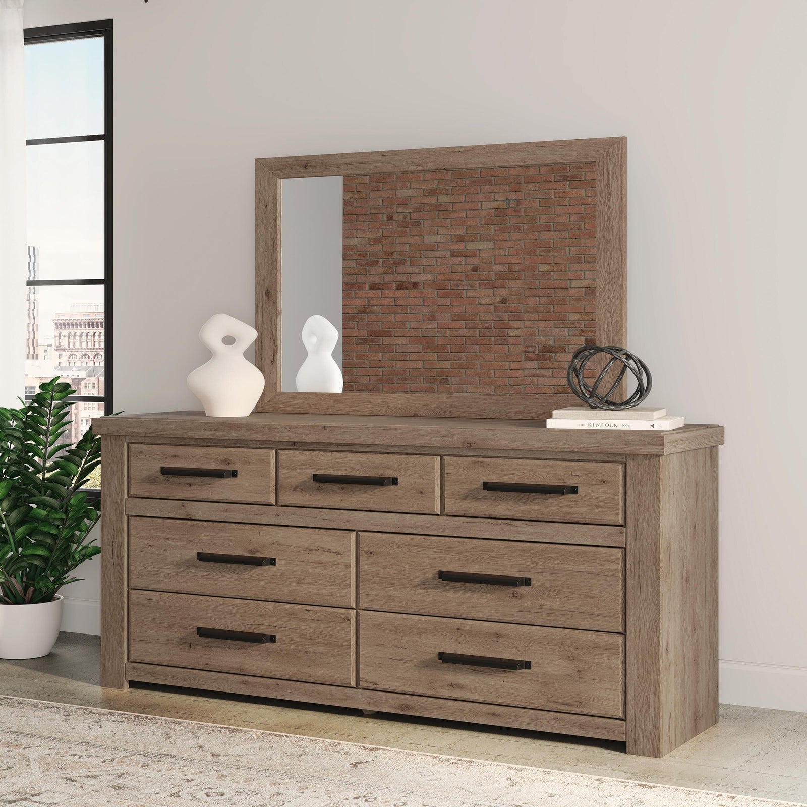 Oliandon Dresser and Mirror (PCB2844-SI) - Image 8