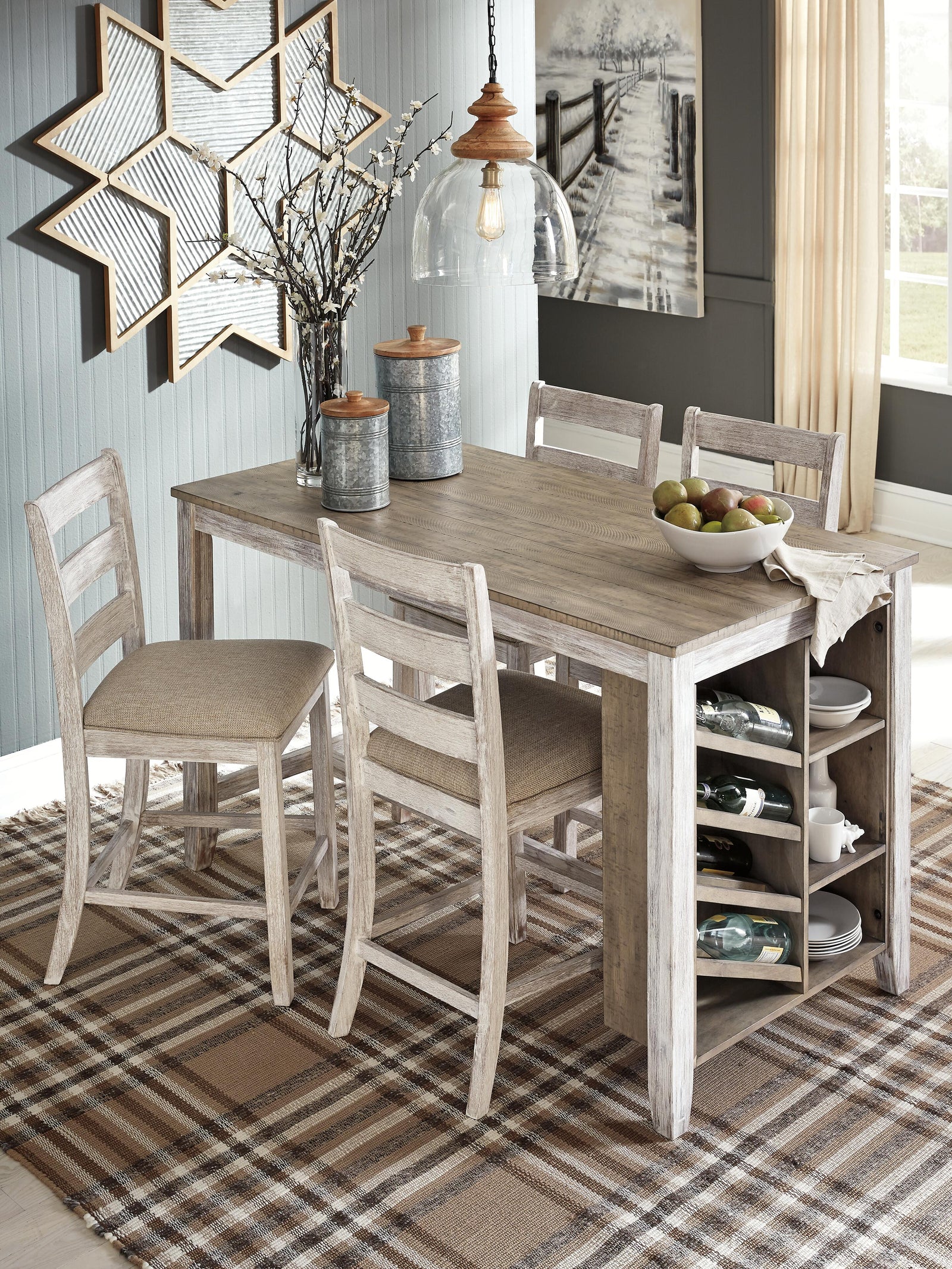 Skempton Counter Height Dining Table (D394-SI) - Image 10