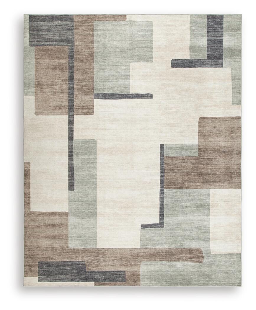 Larkport Washable 8 x 10 Area Rug (R40741-SI)