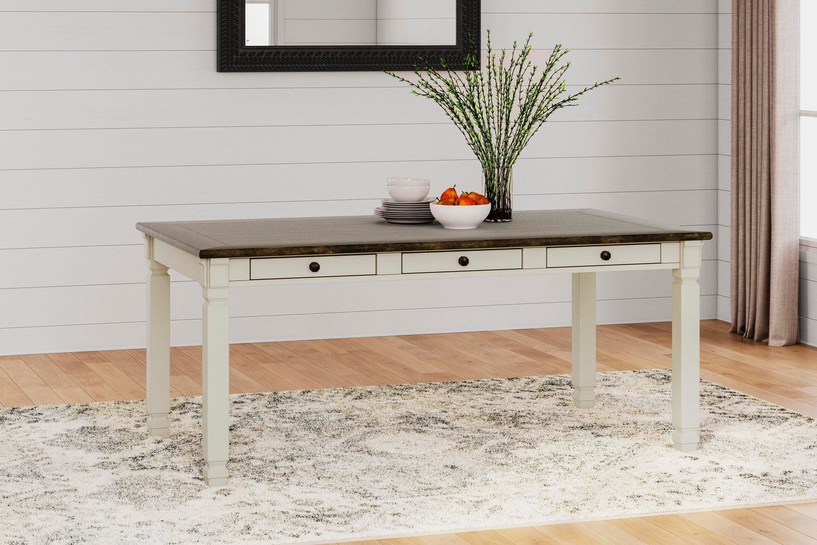 Bolanburg Dining Table, 4 Chairs and Bench (D647-SI) - Image 15