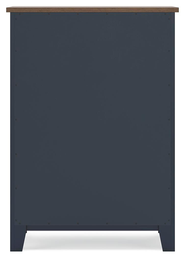 Landocken Chest of Drawers - Brown/Blue (B414-SI) - Image 5