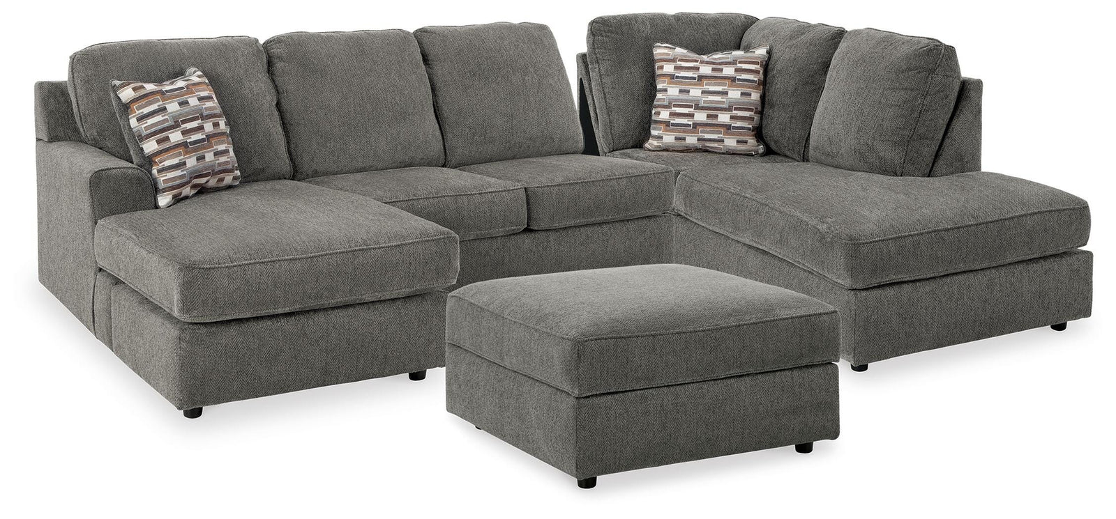OPhannon 2-Piece Sectional and Ottoman (29402-SI)