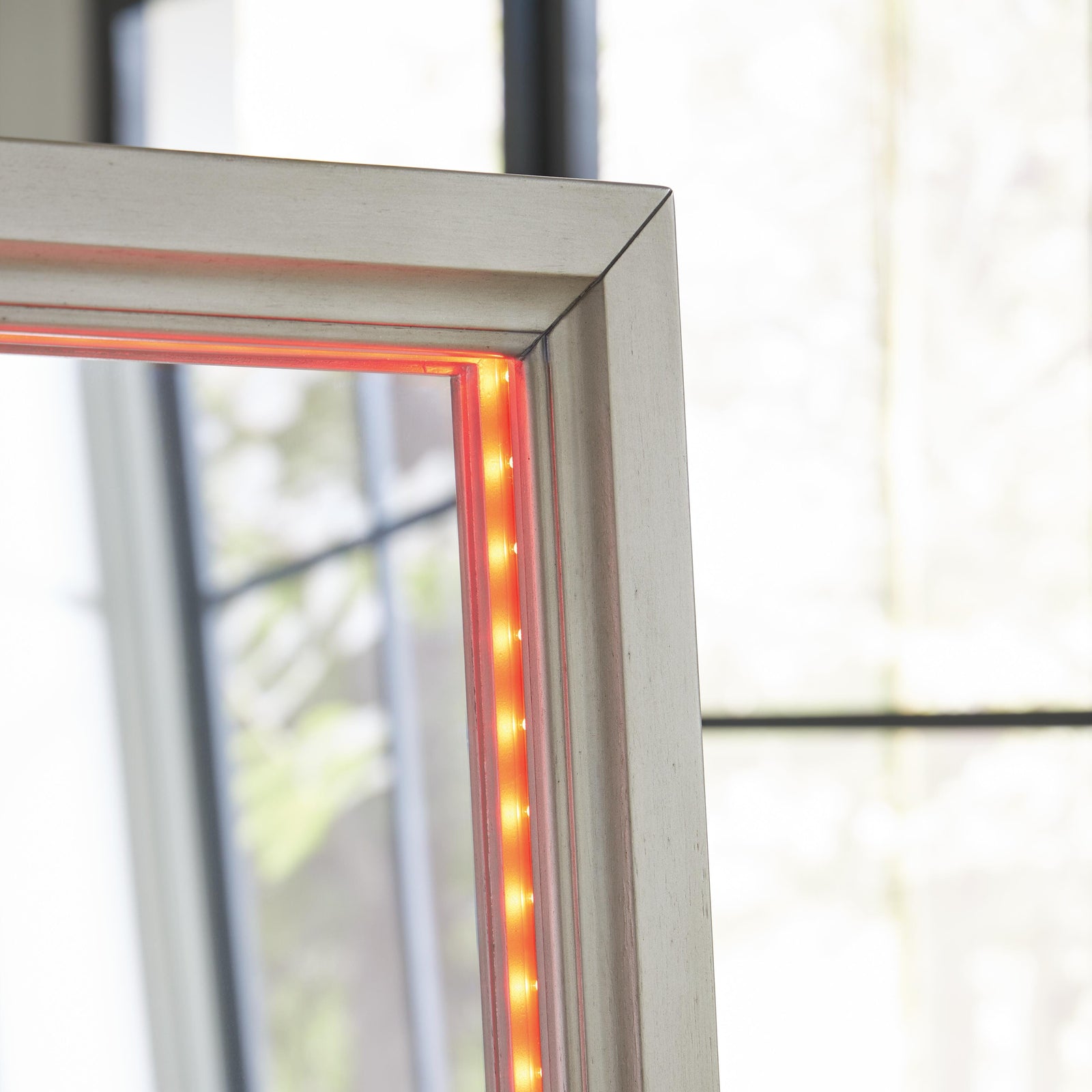 Evesen Floor Standing Mirror/Storage (A8010380-SI) - Image 24