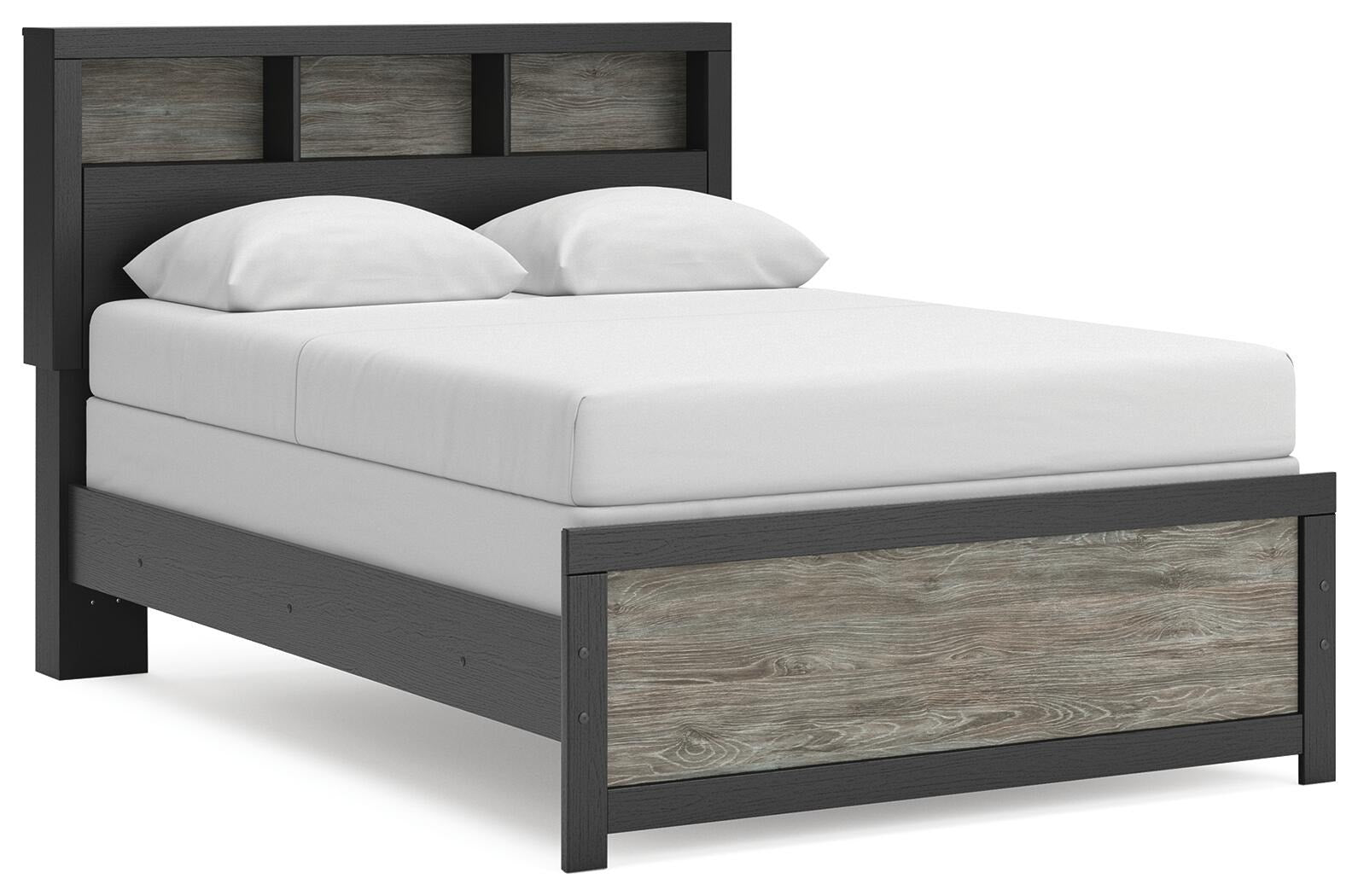 Broachmyn Full Bookcase Bed, Dresser and Mirror (PCB1118-SI) - Image 12