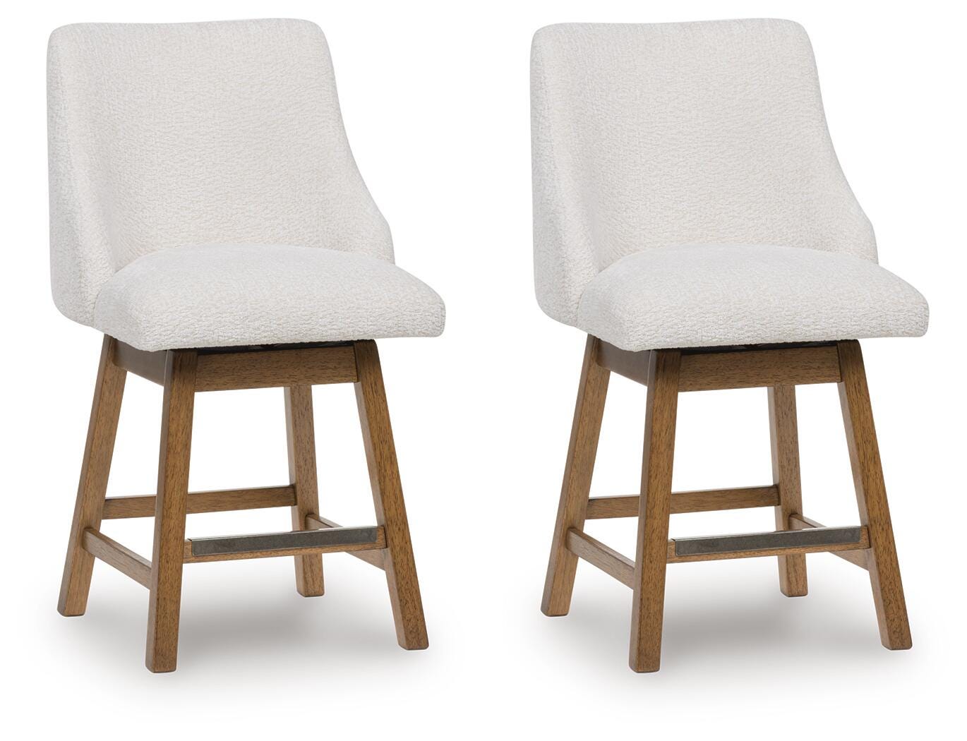 Cabalynn Counter Height Barstool (Set of 2) (D974-SI)