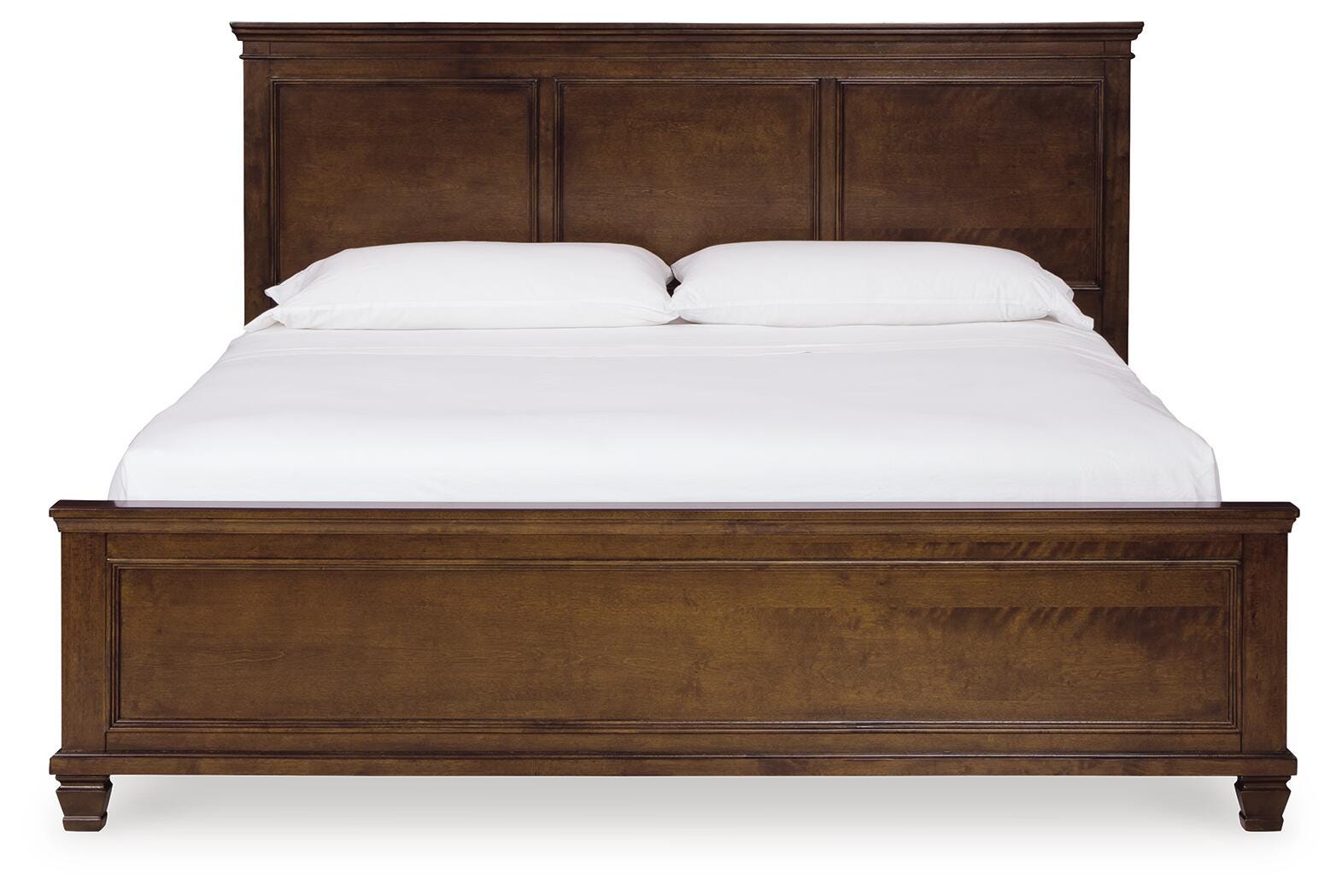 Danabrin Panel Bed, Dresser, Mirror and Nightstand - Brown (B685-SI) - Image 12