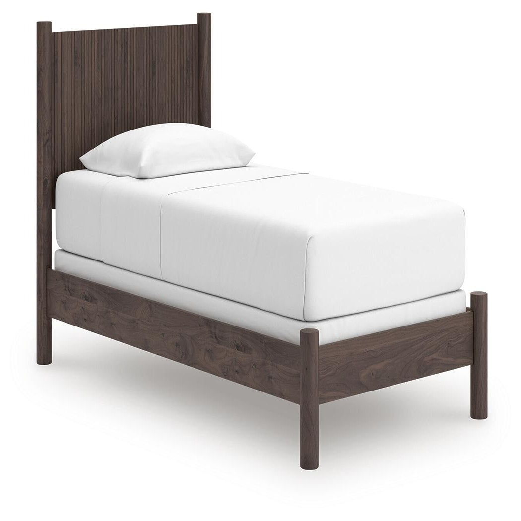 Pamytta Twin Panel Bed, Dresser and Mirror (PCB2614-SI) - Image 3