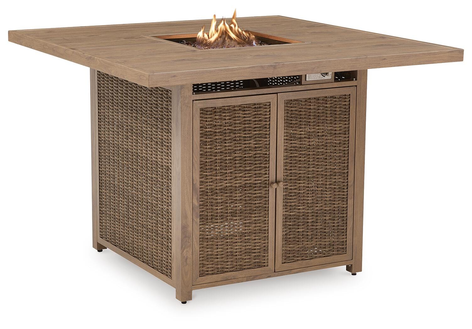 Walton Bridge Outdoor Bar Table and 4 Barstools (P749-SI) - Image 5