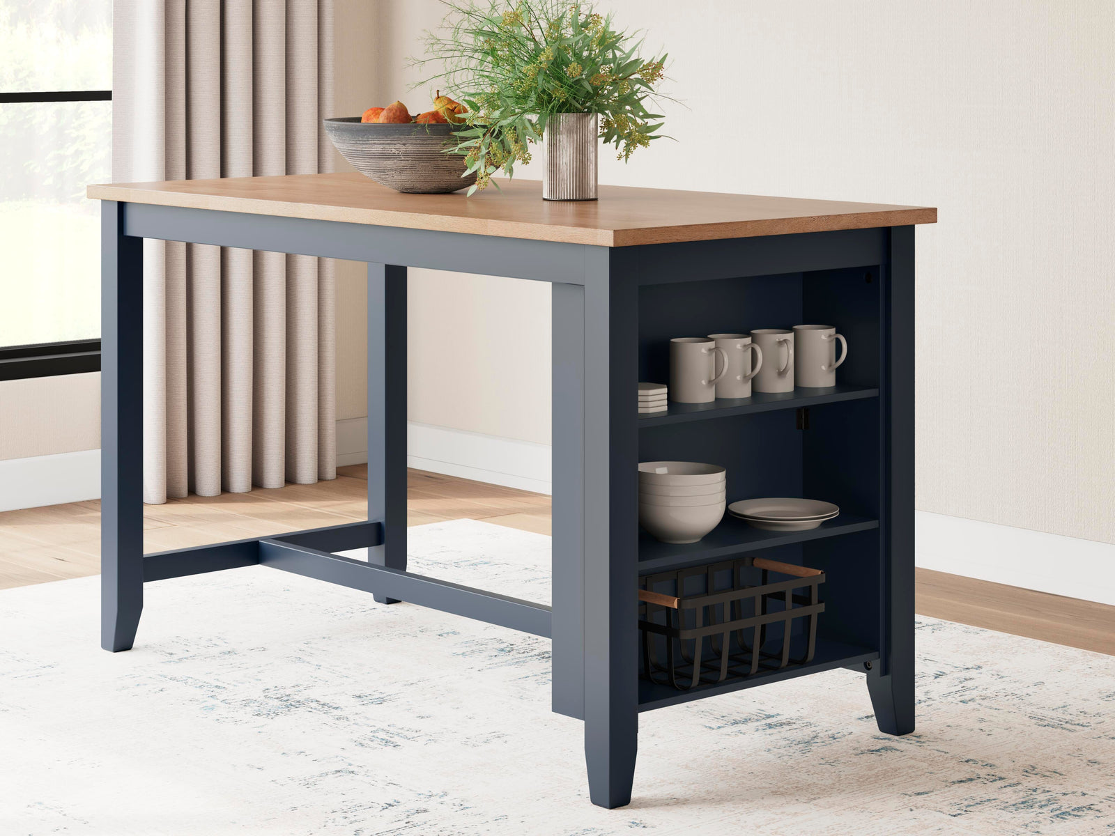 Gesthaven Counter Height Dining Table and 2 Barstools (D399-SI) - Image 15