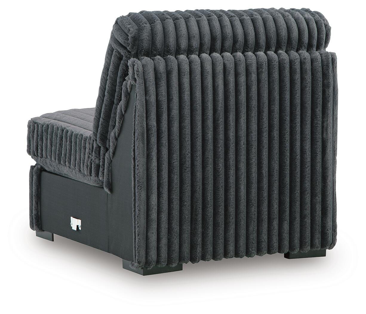 Midnight-Madness Right-Arm Facing Corner Chaise (98105-SI) - Image 8