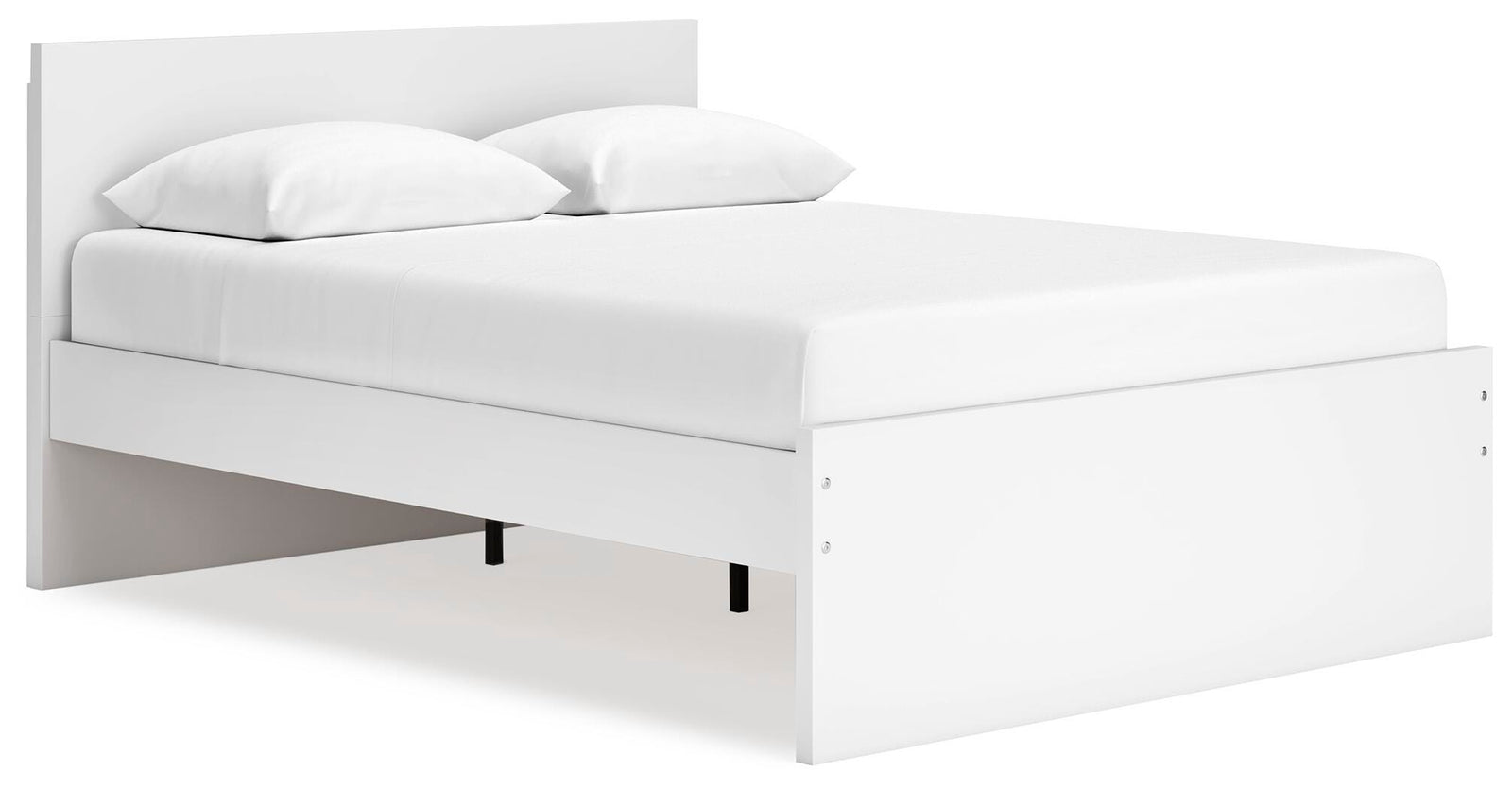 Onita Panel Platform Bed - White (EB9630-SI)