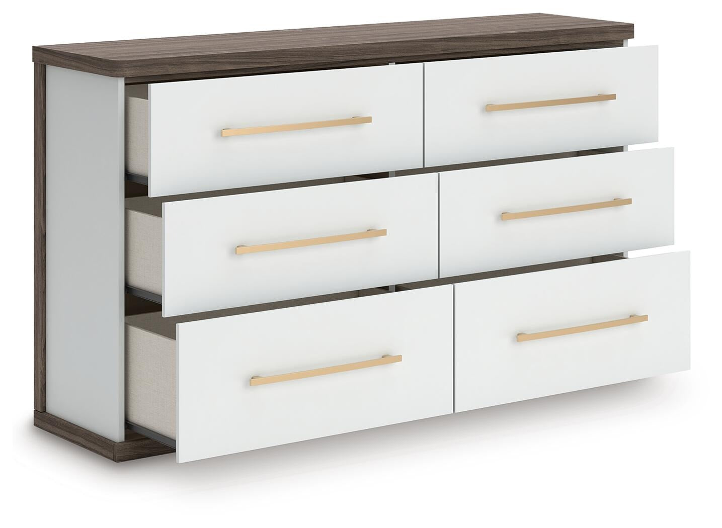 Kendanport Queen Upholstered Bed, Dresser and Nightstand (PCB1108-SI) - Image 4