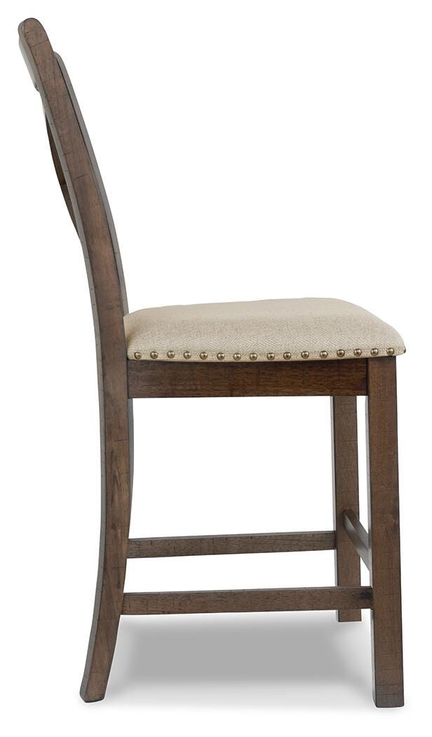 Moriville Counter Height Dining Table and 6 Barstools (D631-SI) - Image 7