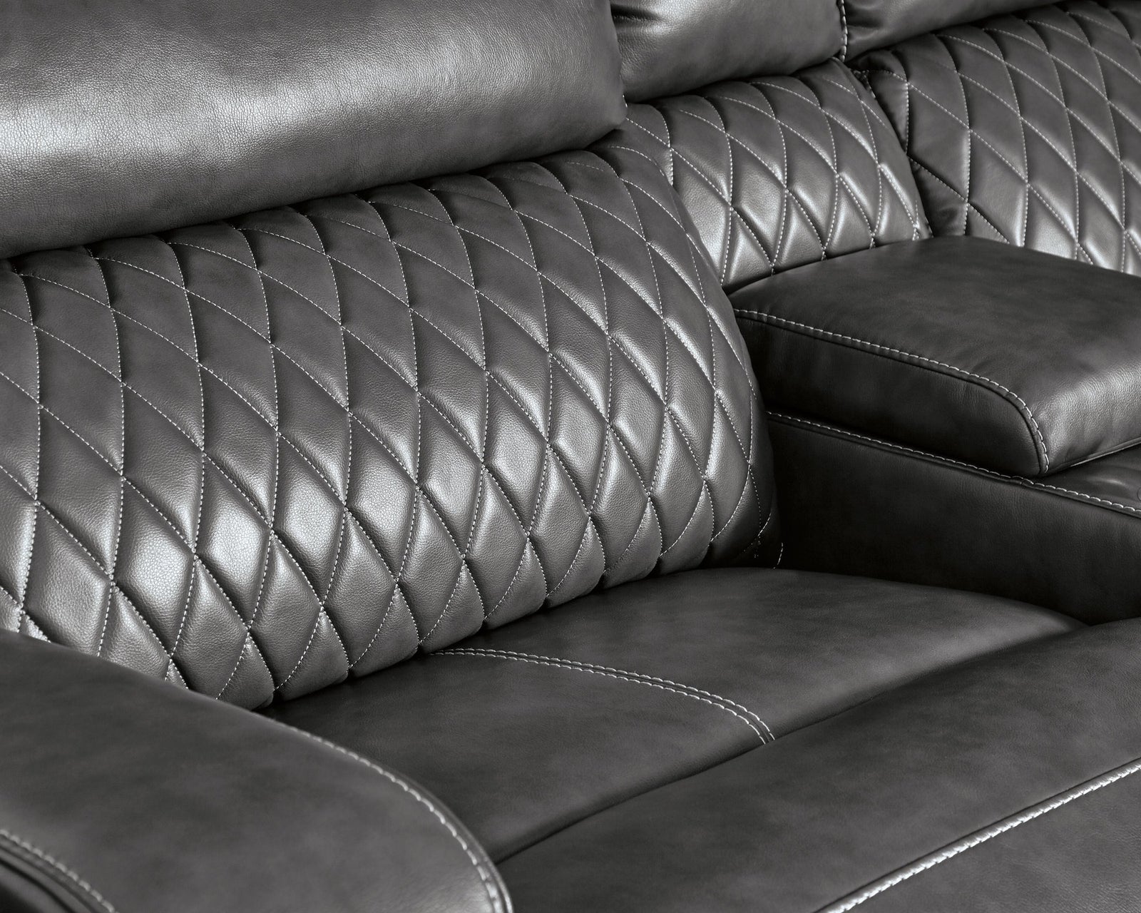 Samperstone 6-Piece Power Reclining Sectional (55203-SI) - Image 4