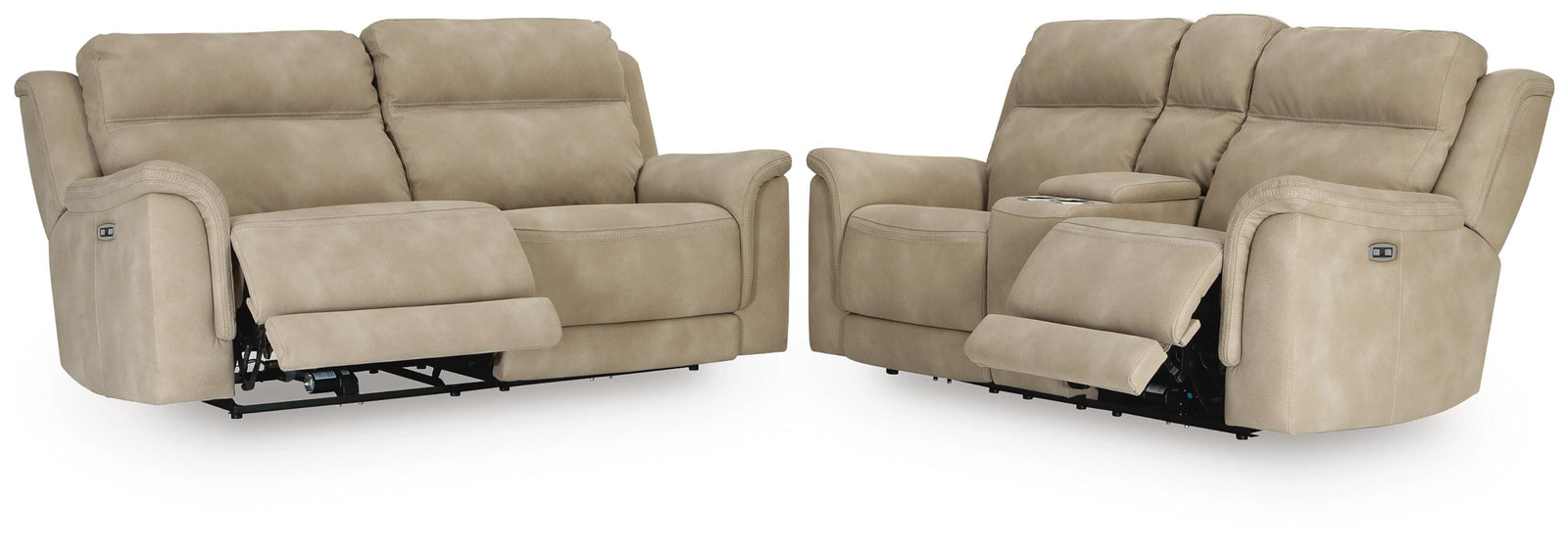 Next-Gen Durapella Power Reclining Sofa and Loveseat (59302-SI) - Image 2