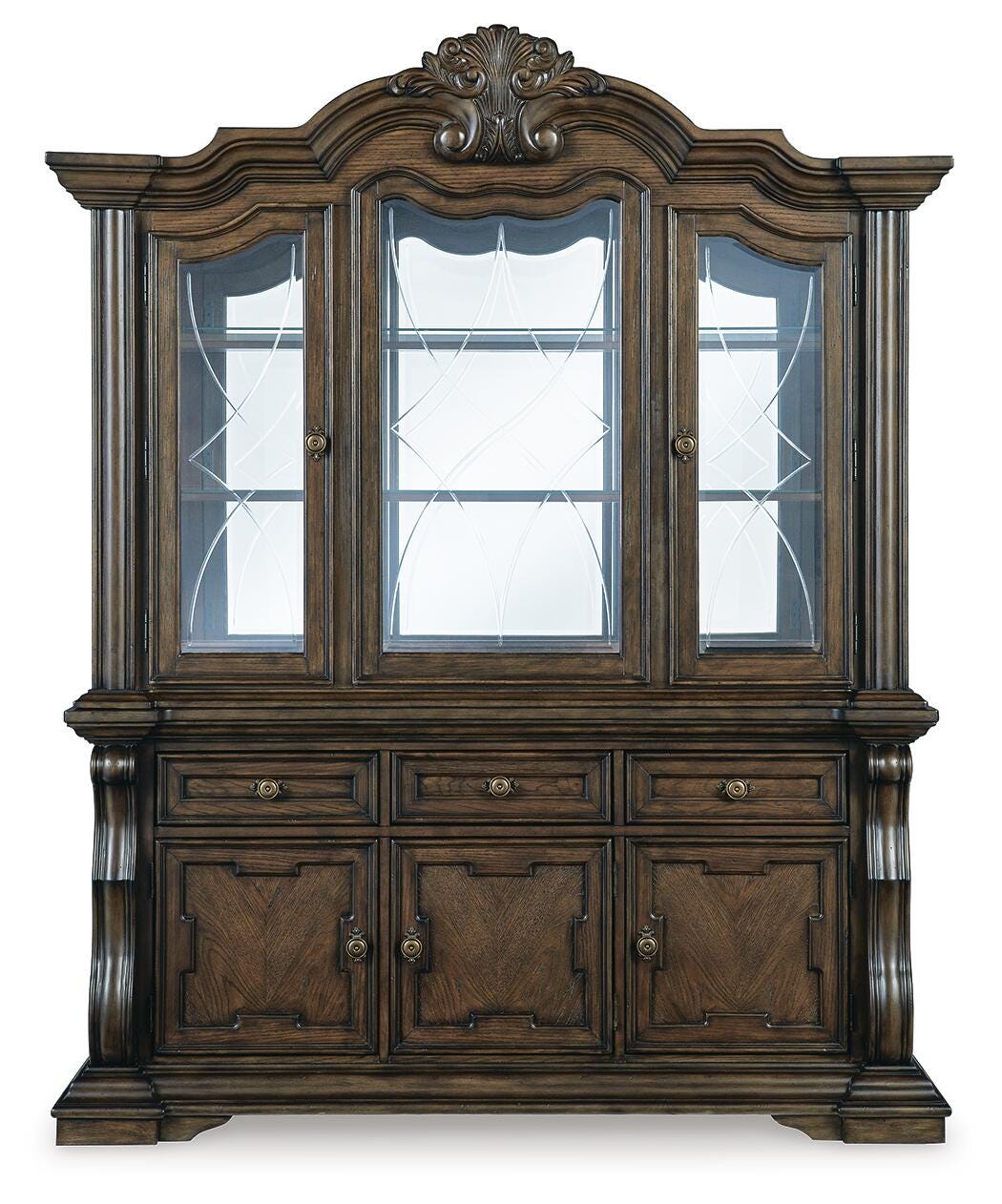 Maylee Dining Buffet and Hutch (D947-SI)
