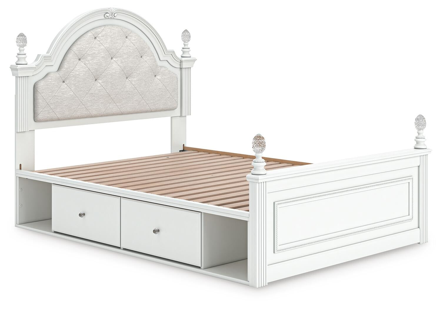 Kozlani Full Upholstered Panel Storage Bed (PCB1819-SI) - Image 3