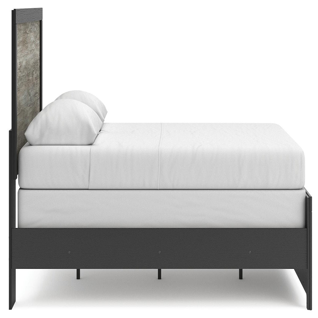 Broachmyn Queen Panel Bed, Dresser, Mirror and Nightstand (PCB1118-SI) - Image 11