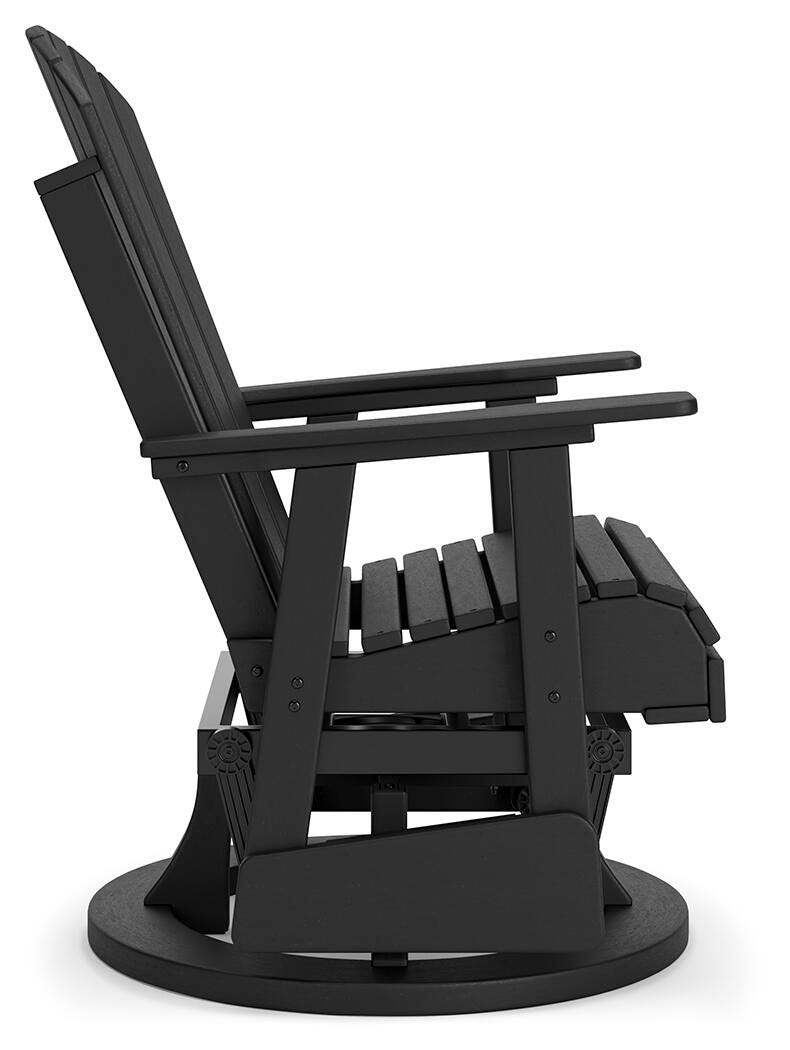 Hyland Wave Outdoor Swivel Glider Chair (P108-SI) - Image 13