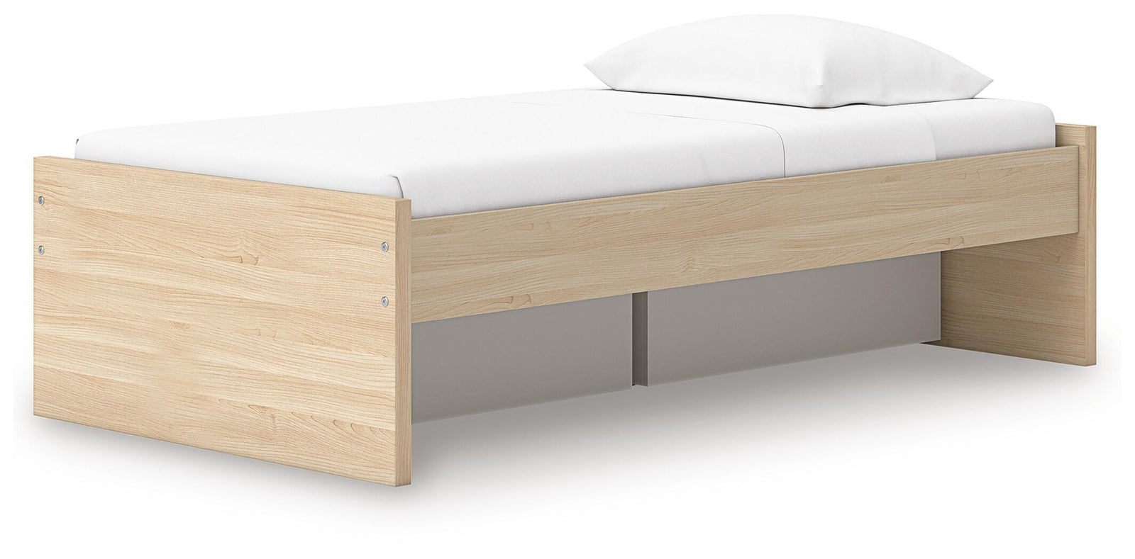 Onita Platform Bed with 1 Side Storage (Youth) - Natural (EB9632-SI) - Image 5