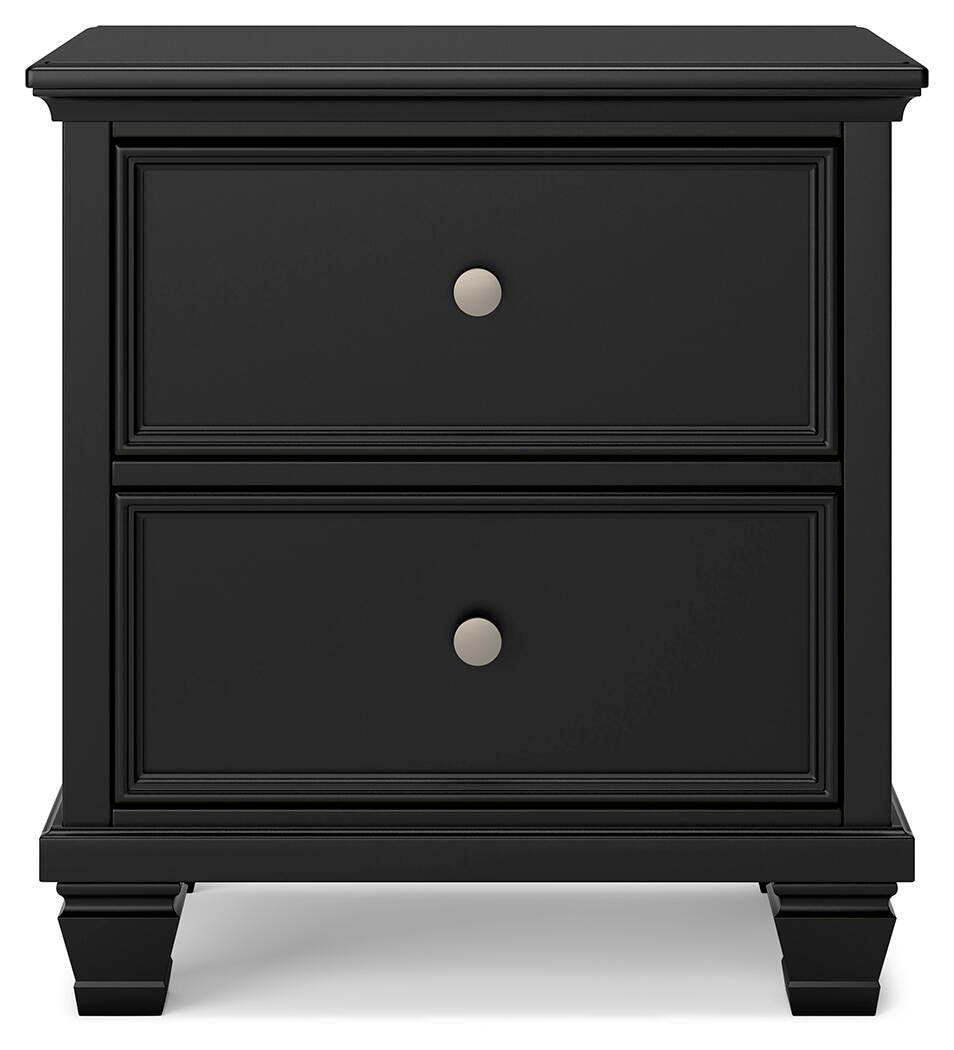 Lanolee Panel Bed, Dresser, Mirror and 2 Nightstands - Black (B687-SI) - Image 16