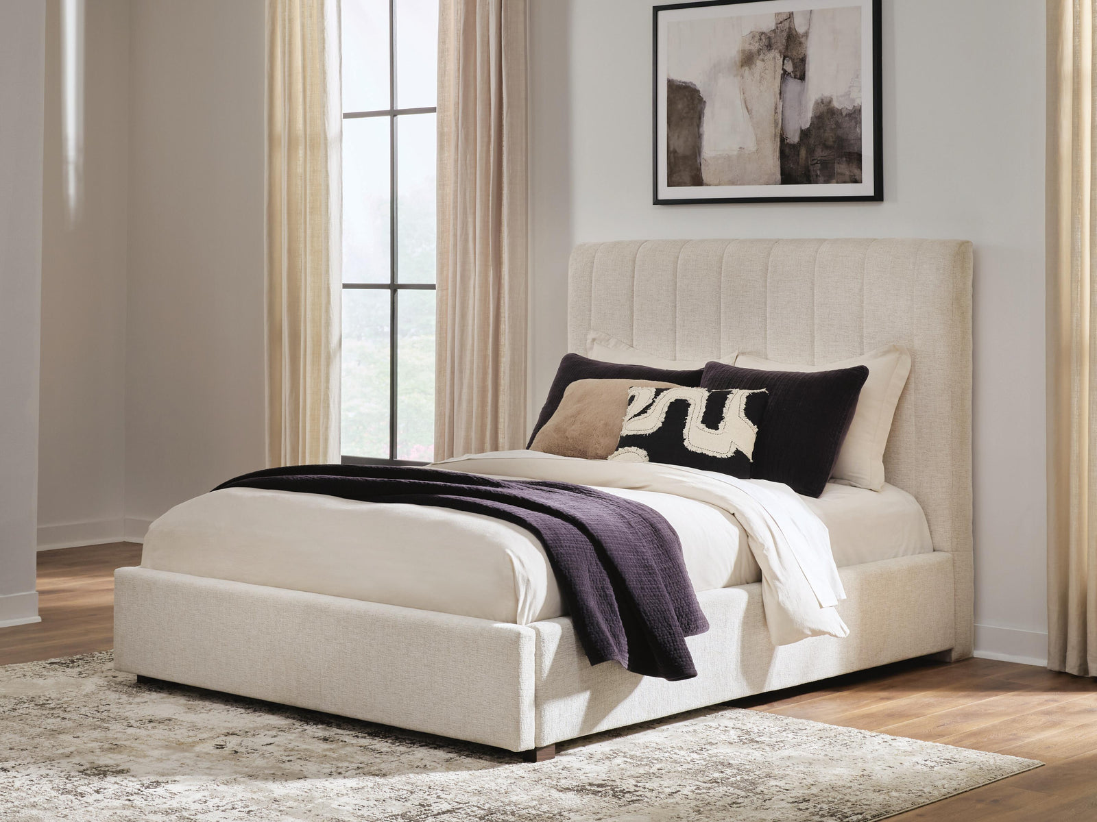 Brizmore Queen Upholstered Storage Bed (PCB2611-SI) - Image 2