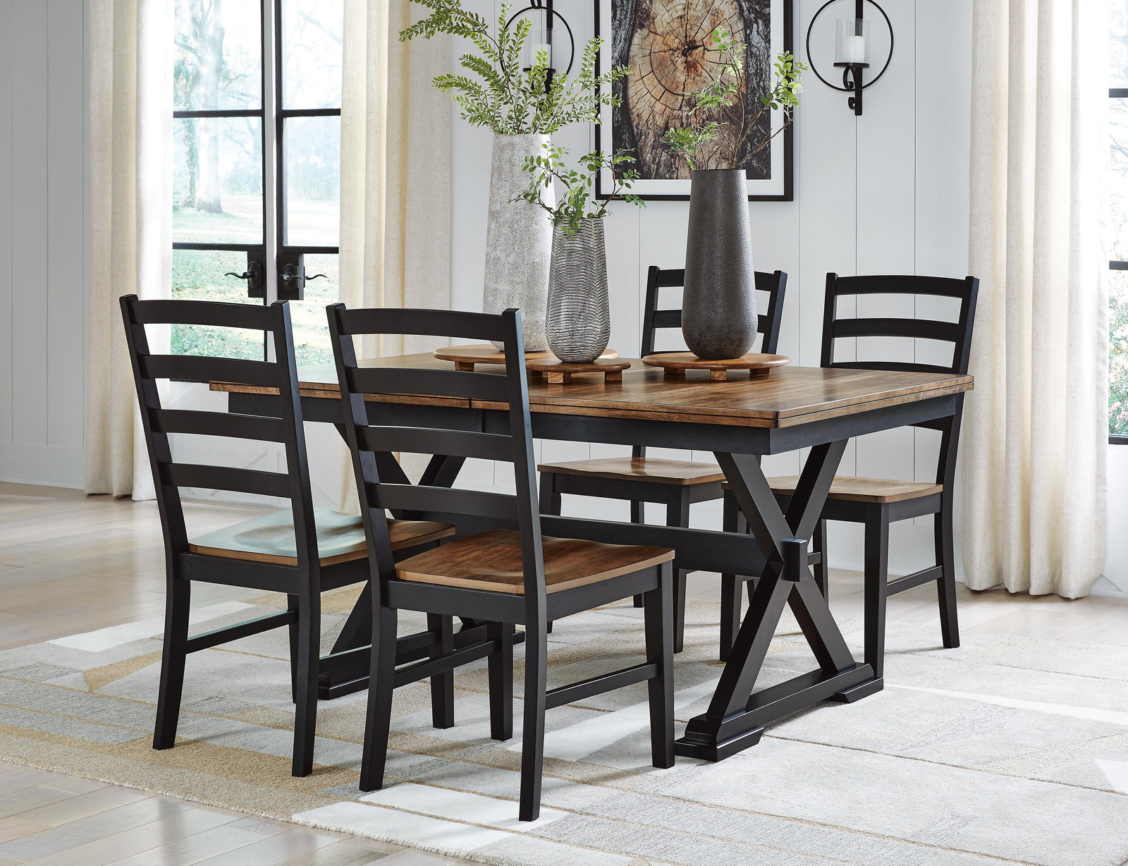 Wildenauer Dining Table and 4 Chairs (D634-SI) - Image 4