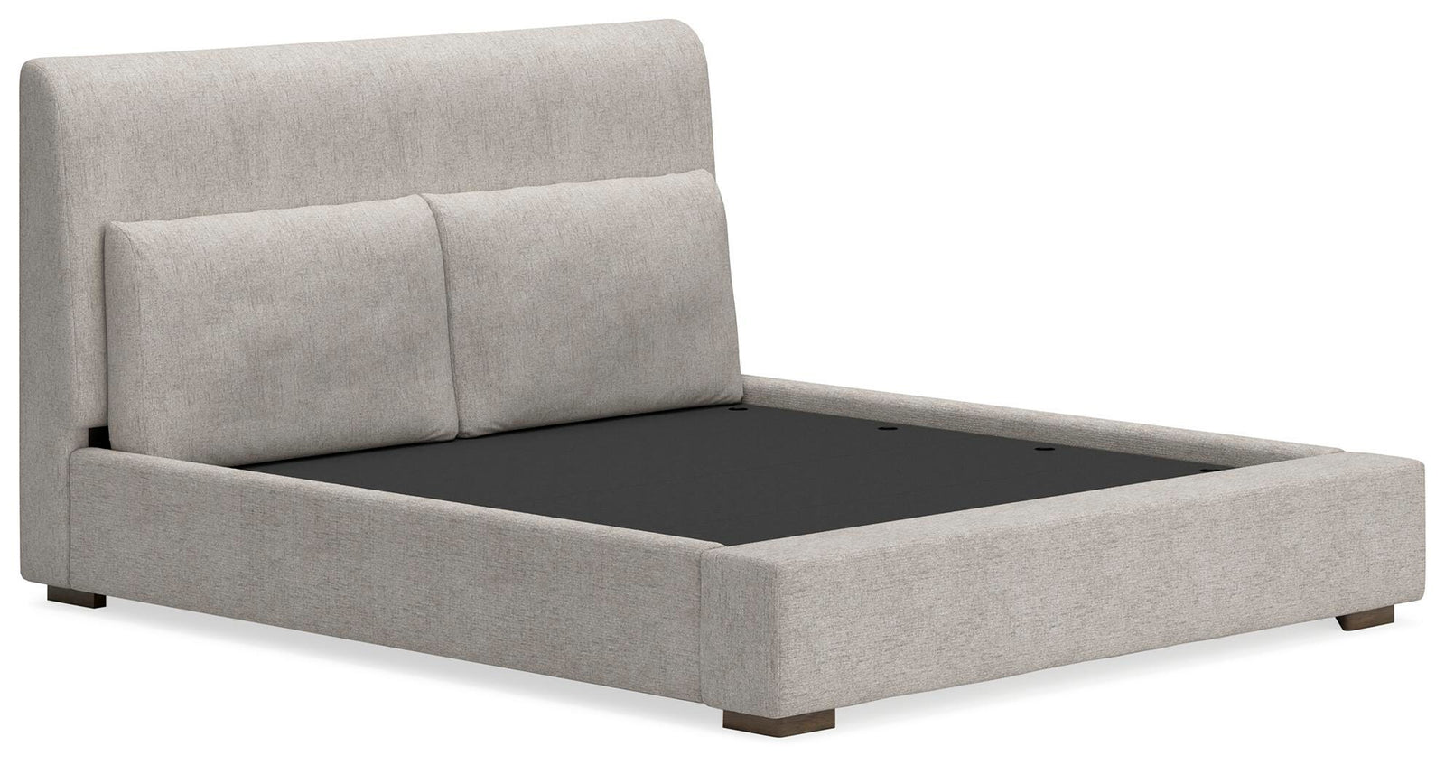 Cabalynn Upholstered Bed and 2 Nightstands (B974-SI) - Image 4