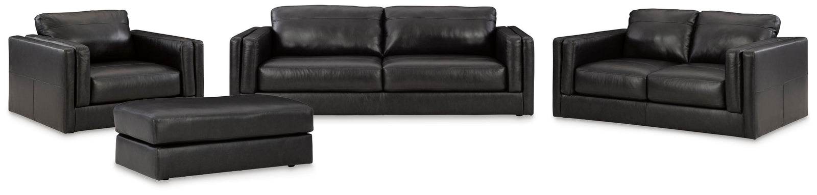 Amiata Sofa, Loveseat, Oversized Chair and Ottoman (57405-SI)