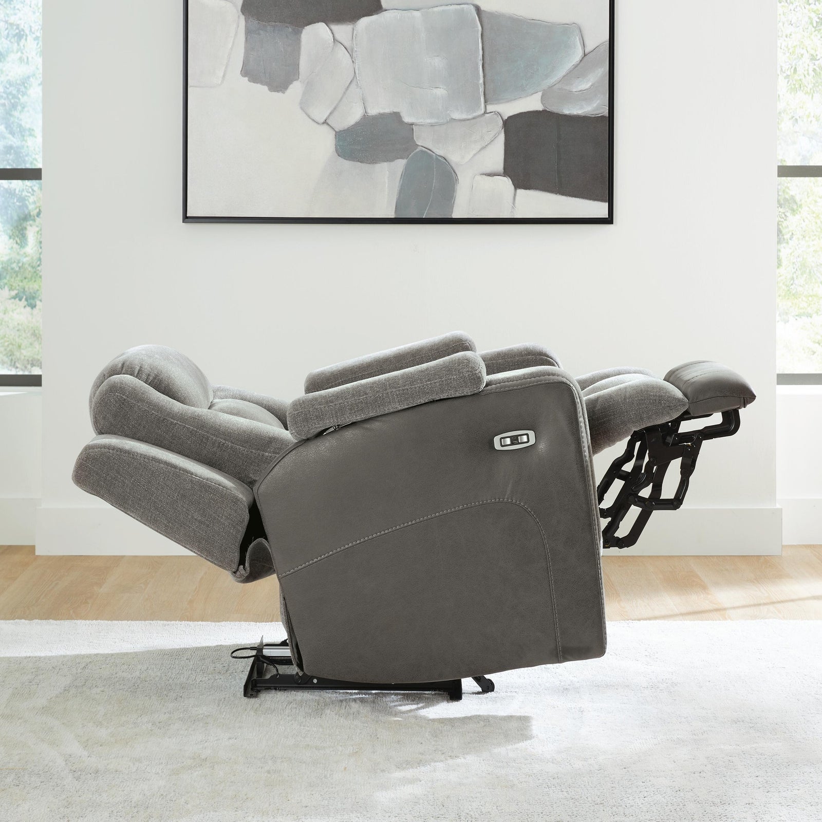 Mixed Motion Power Reclining Loveseat with Console (PC83505-SI) - Image 27