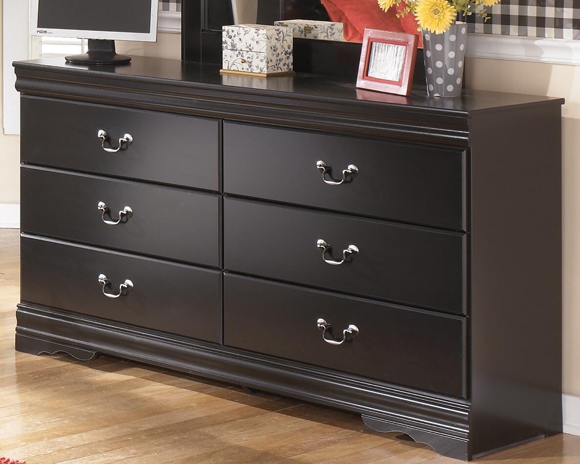 Huey Vineyard Dresser - Black (B128-SI) - Image 2