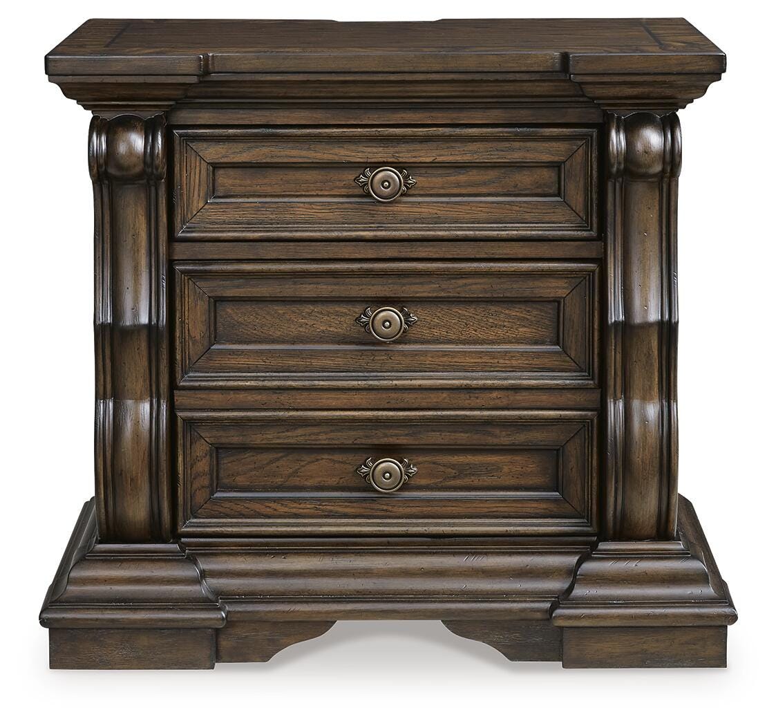 Maylee Panel Bed, Dresser, Mirror, Chest and Nightstand (B947-SI) - Image 13