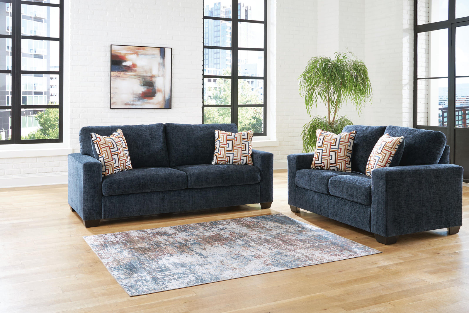 Aviemore Sofa and Loveseat (24303-SI) - Image 4
