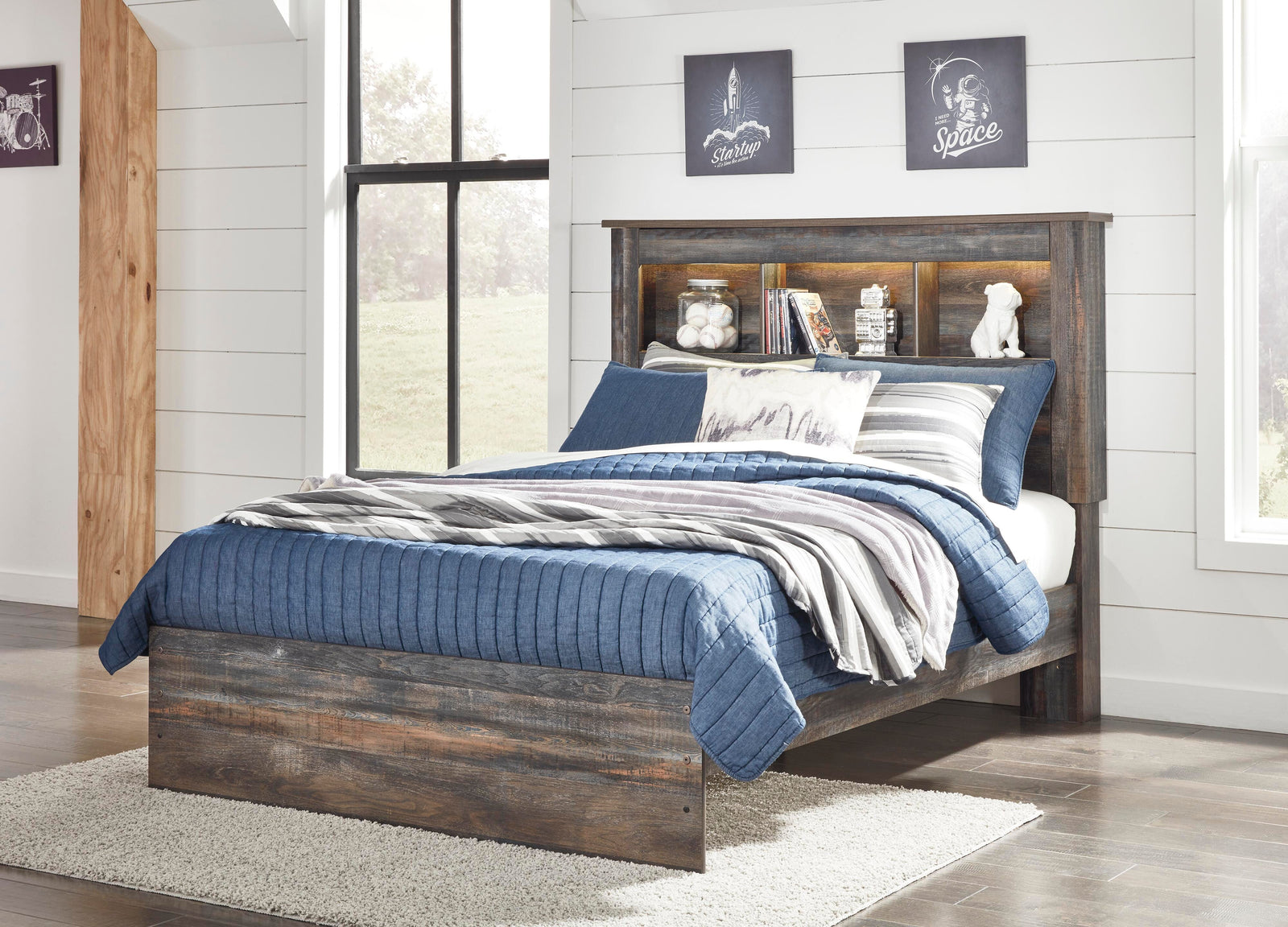 Drystan Bookcase Bed (Youth) - Multi (B211-SI) - Image 3