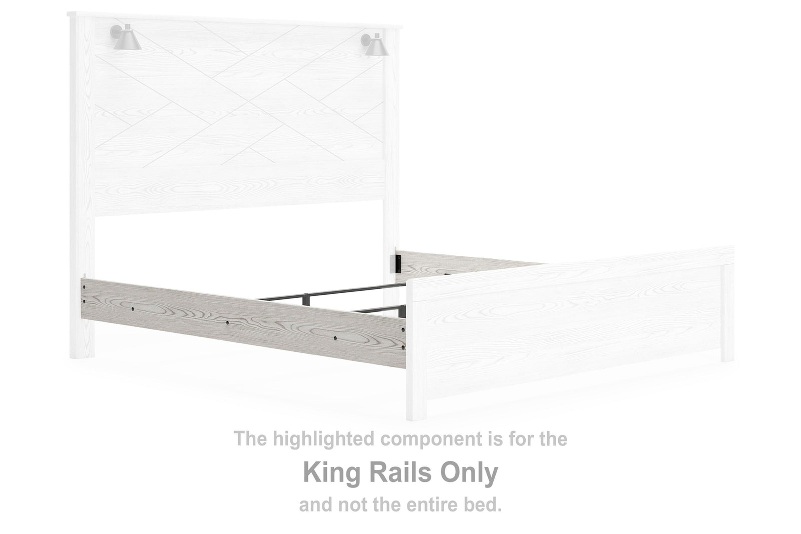 Gerridan Rails - White (B1190-SI) - Image 2
