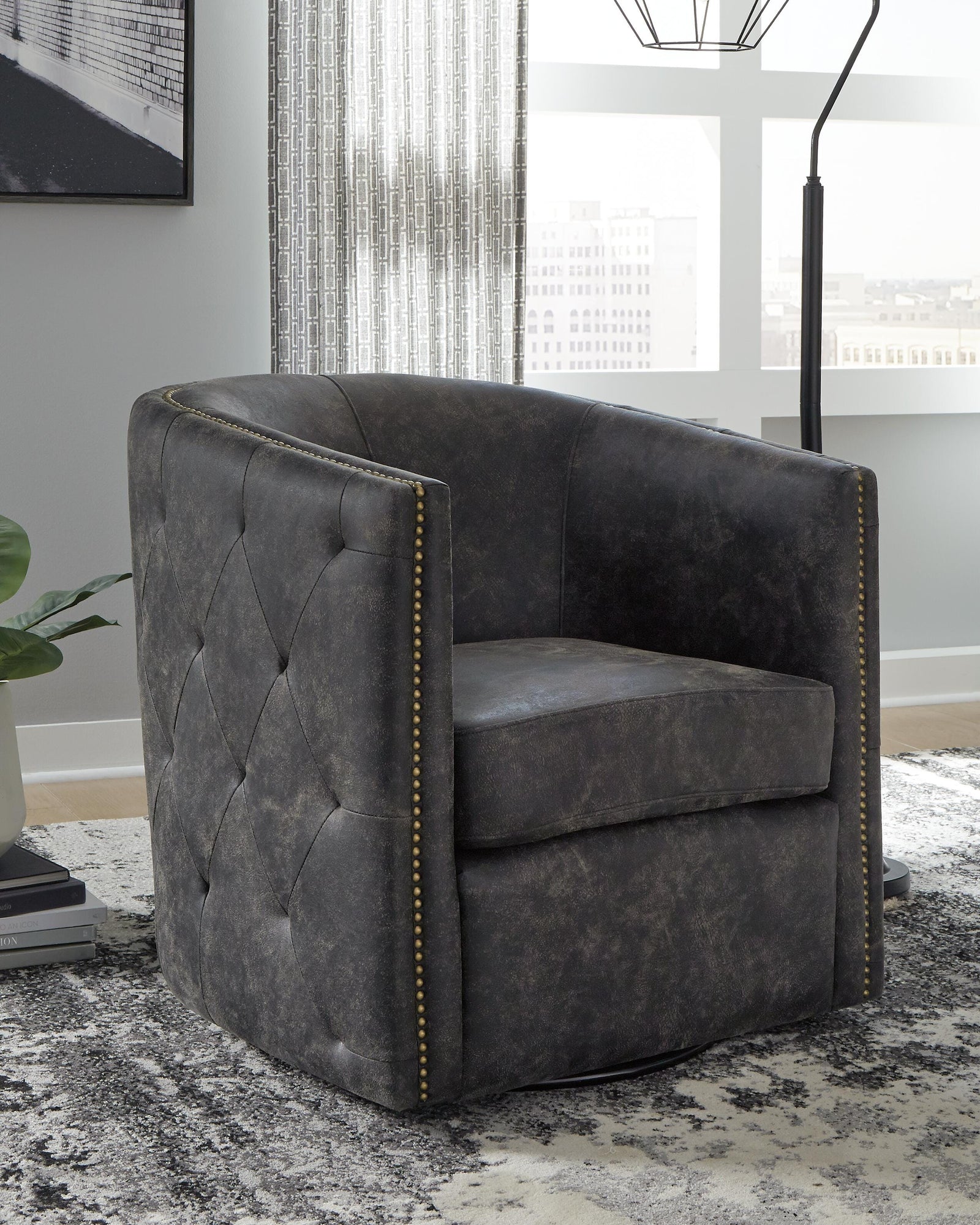 Brentlow Swivel Accent Chair (A3000202-SI) - Image 2