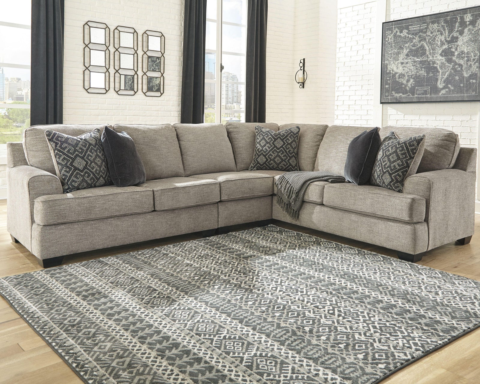Bovarian 3-Piece Sectional (56103-SI) - Image 2