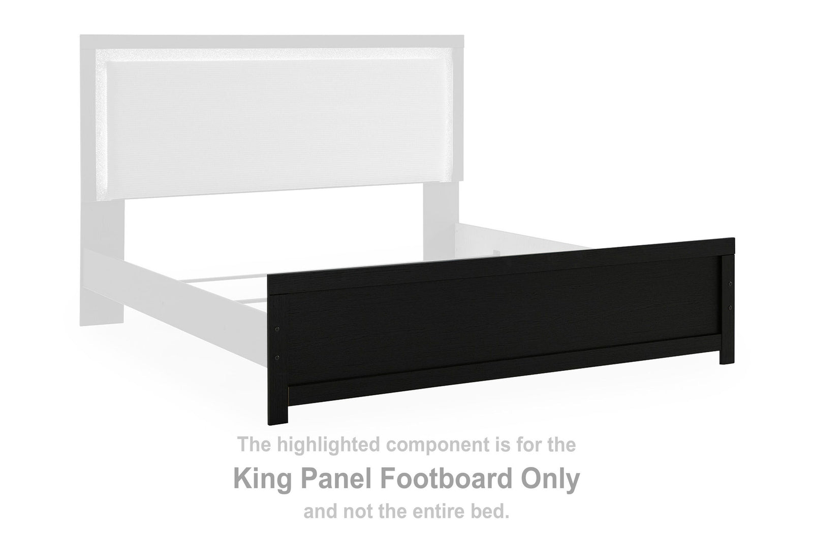 Maeling King Panel Footboard (PCB1115-SI) - Image 3