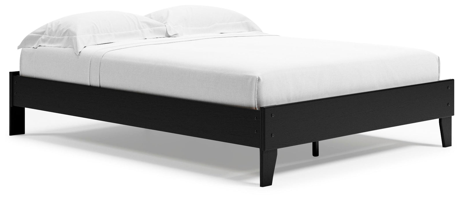 Finch Platform Bed - Black (EB3392-SI)