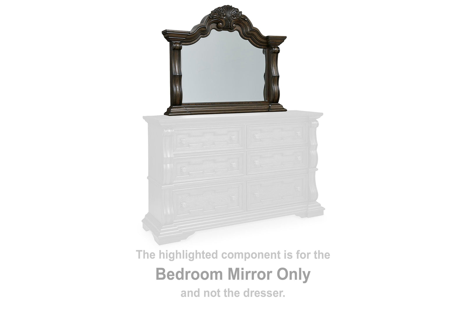 Maylee Bedroom Mirror - Dark Brown (B947-SI) - Image 3