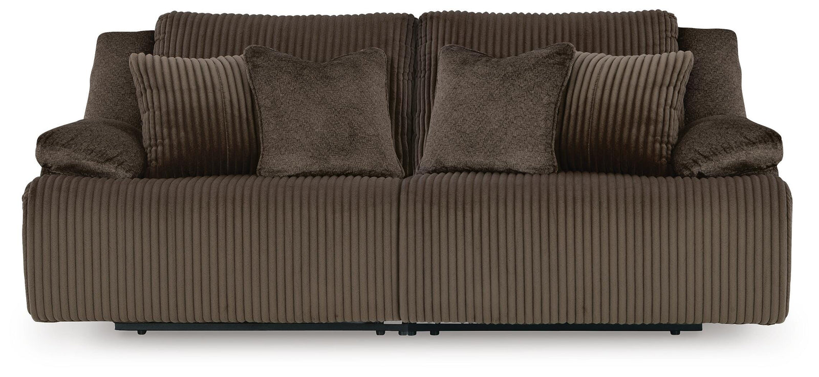 Top Tier 2-Piece Reclining Sectional Loveseat (92705-SI)