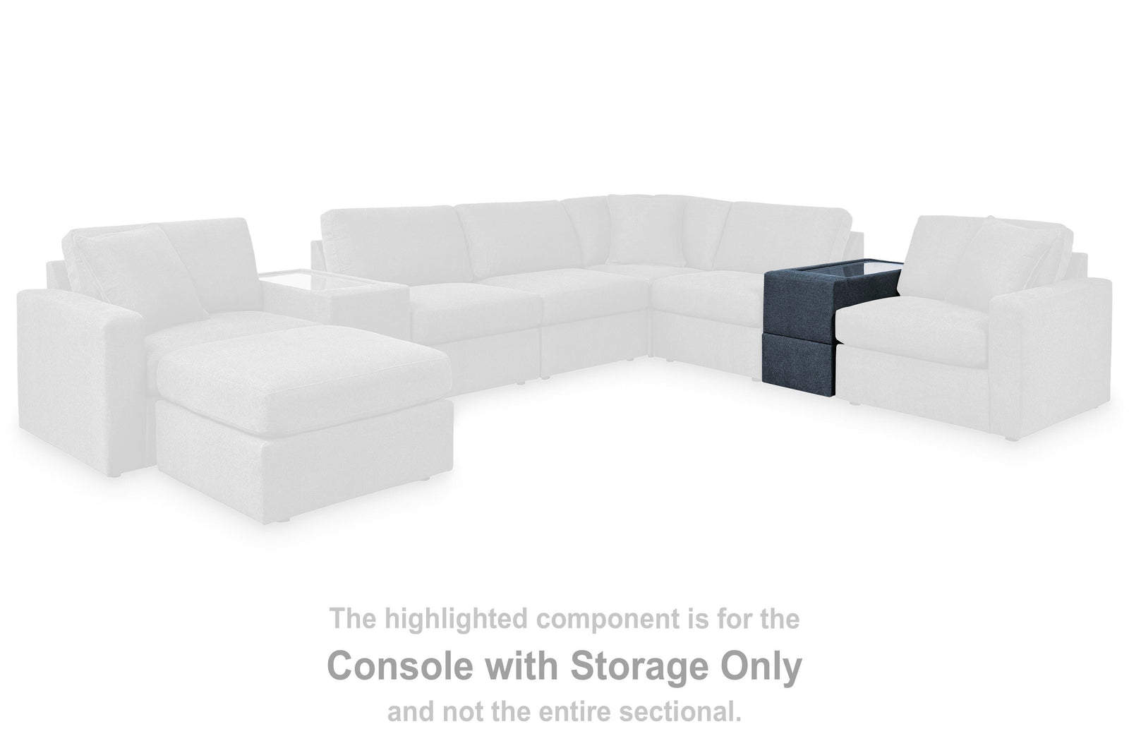 Modmax Console with Storage (92101-SI) - Image 15