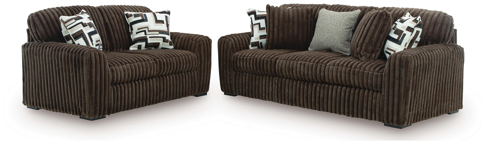 Midnight-Madness Sofa and Loveseat (98104-SI)