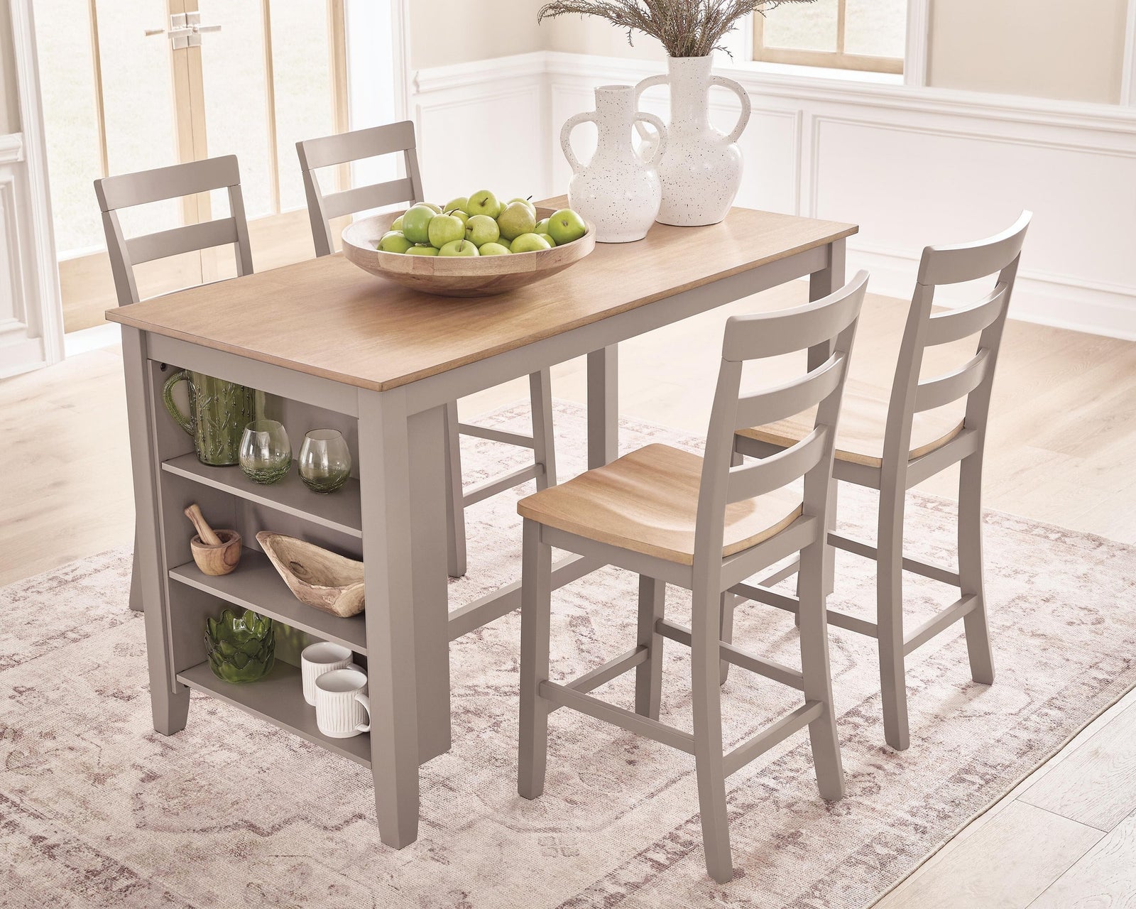 Harperfeld Counter Height Dining Table (PCD403-SI) - Image 5